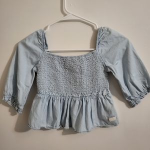 Girls Chambray Top
